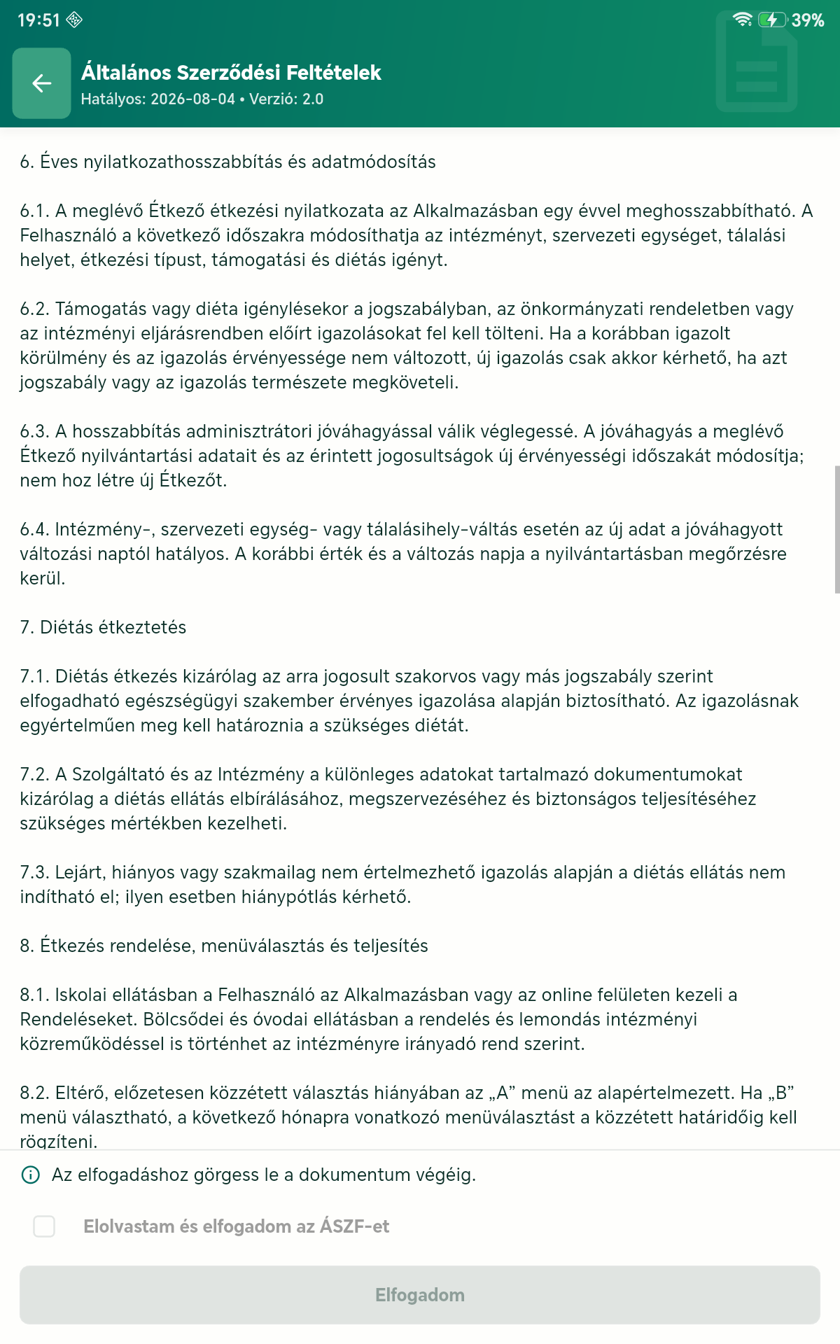 Belépési módok tableten